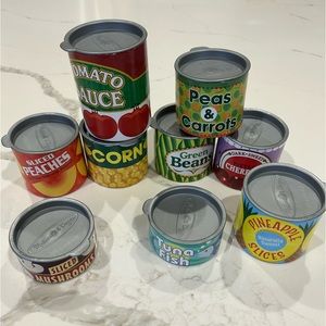 Melissa & Doug canned play food